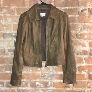 Brown Genuine Leather Jacket